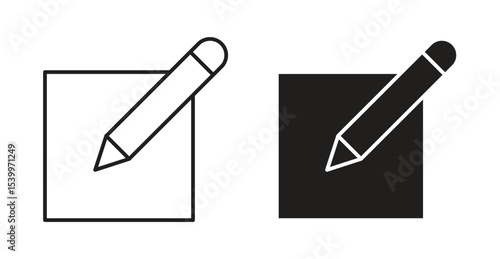 Register icon Logos. Flat Vector Icon Design Template