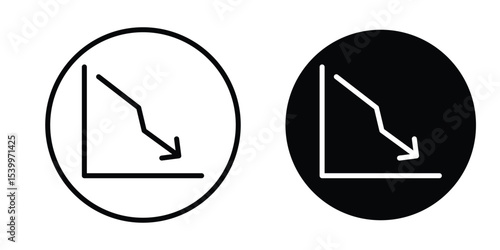 Reduction chart icon