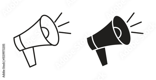 Promotion icon Logos. Flat Vector Icon Design Template