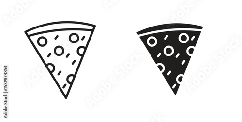 Pizza slice icon
