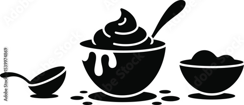 ice cream with chocolate