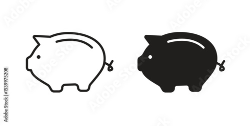 Piggy bank icon