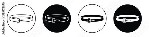Pet collar icon