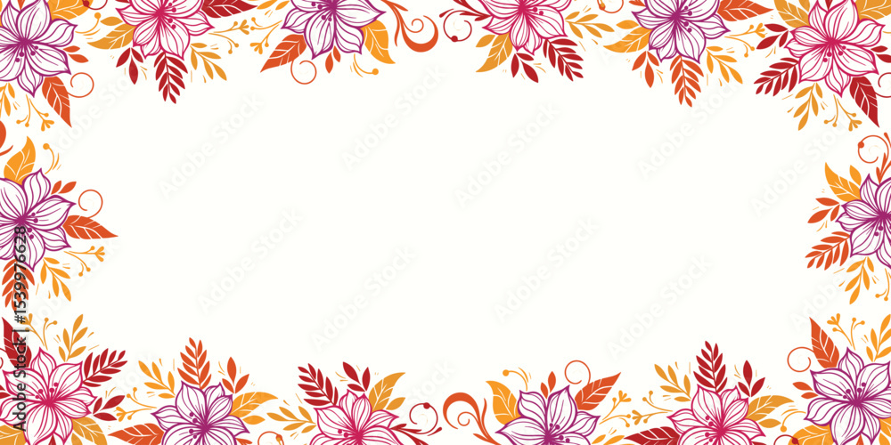 floral wallpaper with nature inspired abstract detailing.poster and card template for scrapbook invitation and textile layout
floral wallpaper with nature inspired abstract detailing.poster and card template for scrapbook invitation and textile layout