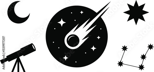 observation, celestial, astronomy tools, meteor shower, cosmos, 