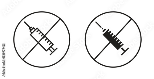 No syringe sign