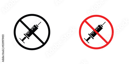 No syringe sign