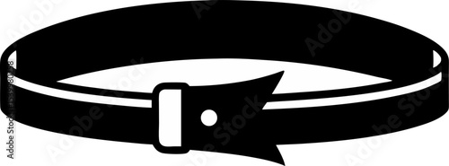 Belt Silhouette Vector Illustration 