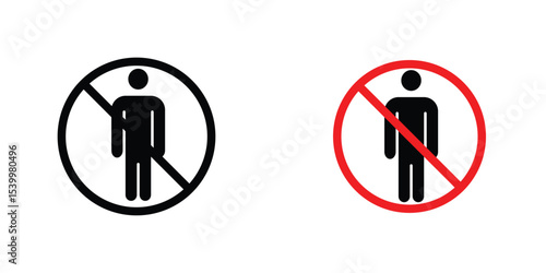 No man sign