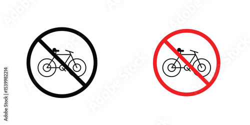 No bicycle sign