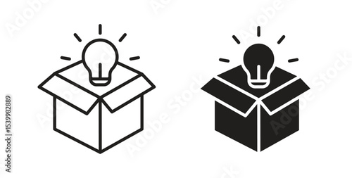 New product icon Logos. Flat Vector Icon Design Template