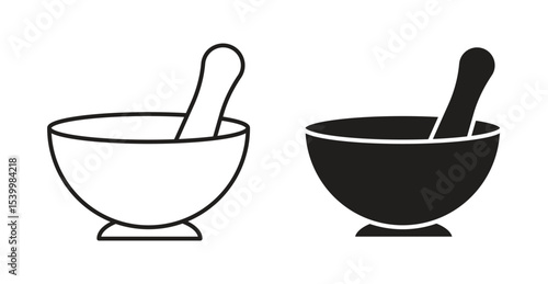 Mortar pestle icon