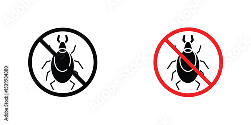 Mite in the prohibition sign