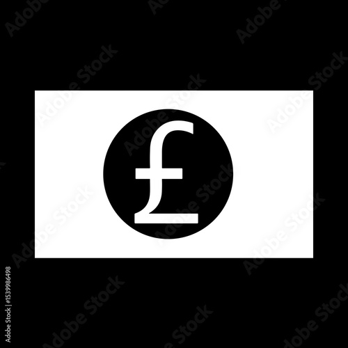 Banknote with Pound Sign