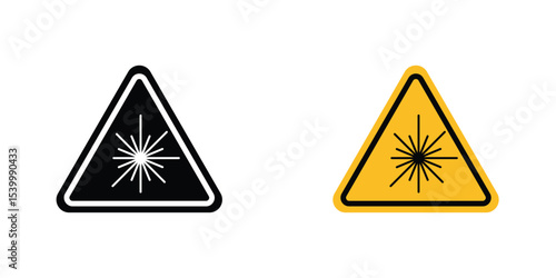 Laser warning icon