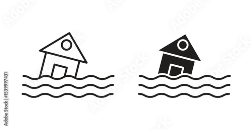 House flood icon
