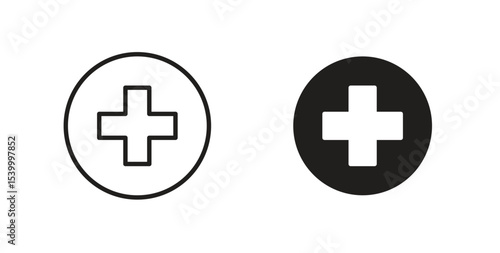 Hospital sign icon
