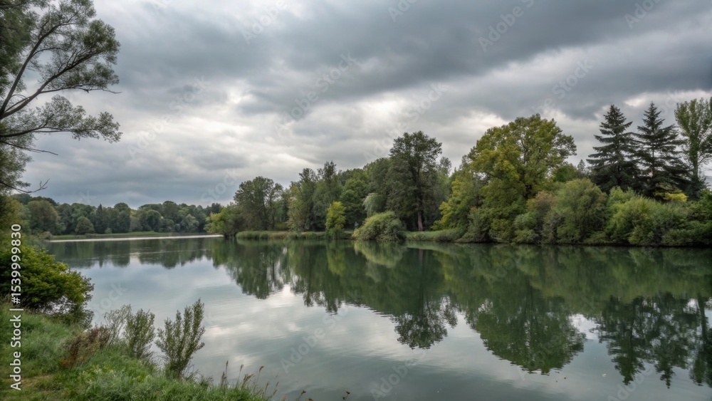Fototapeta premium lake in the forest