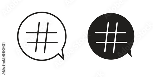 Hashtag icon