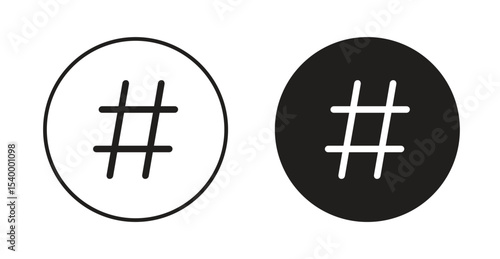 Hashtag icon