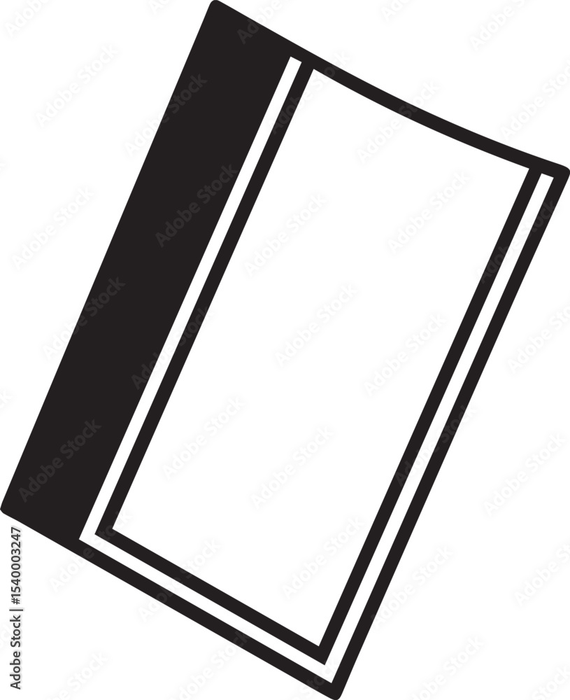 referee card outline vector illustration, line art referee card outline vector illustration, line art