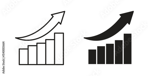 Growing profit icon