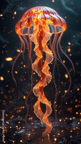 Fiery Vortex – Mesmerizing Abstract Flames