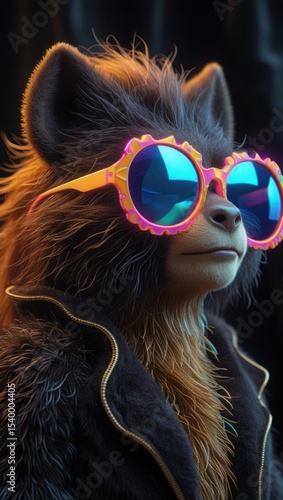 Cool Cat with Sunglasses – Summer Vibes