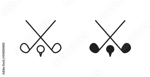 Golf club icon