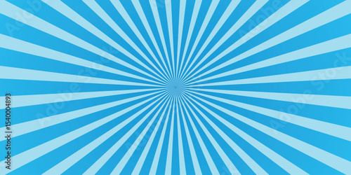 Blue sunburst background with radial rays perfect for digital designs and retro graphic compositions abstract illustration
