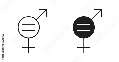 Gender equality icon