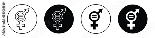 Gender equality icon