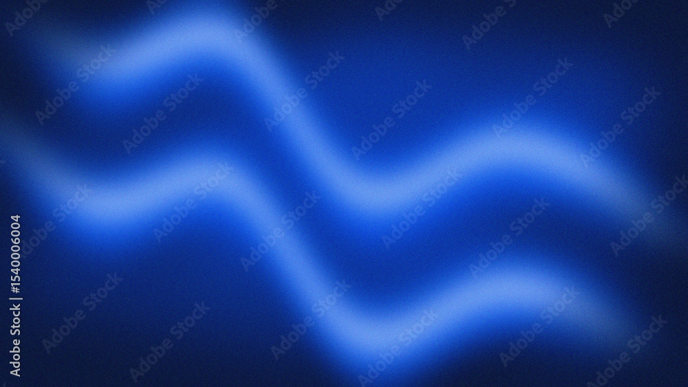 Obraz premium Blue light background wavy shapes