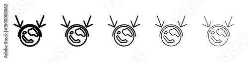 aerosphere icon isolated vector on white background set