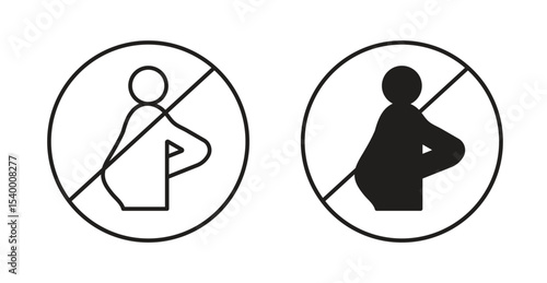 Forbidden pregnant icon