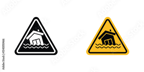 Flood disaster sign