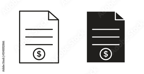 File invoice icon