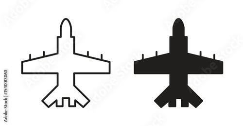 Fighter jet icon