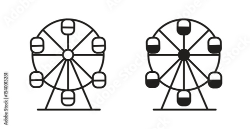 Ferris wheel icon