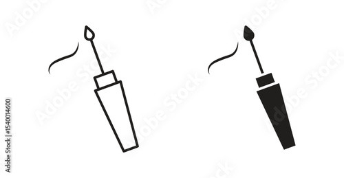 Eyeliner brush icon