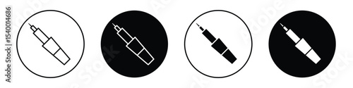 Eyeliner brush icon