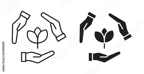 Environment protection icon