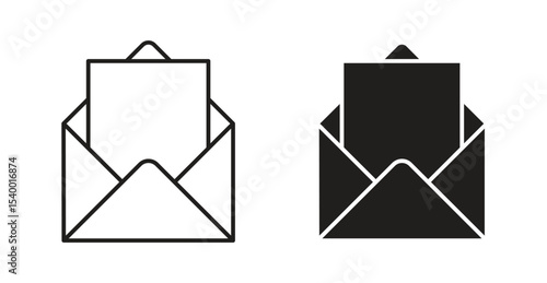 Envelope open icon