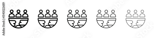 earth environment icon isolated vector on white background set