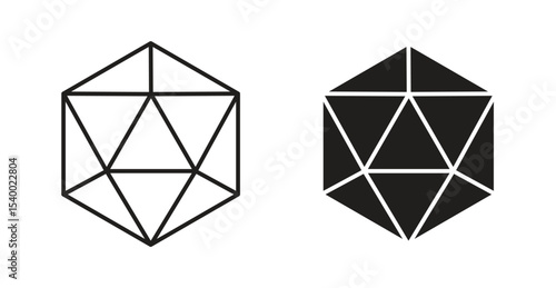 Dice d20 icon