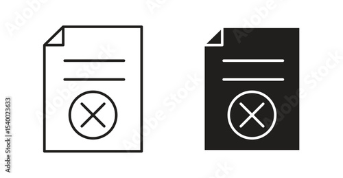 Delete Document icon