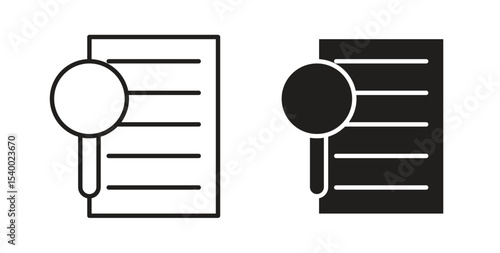 Defining icon Logos. Flat Vector Icon Design Template