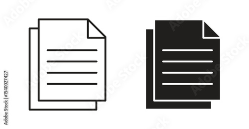 Copy icon Logos. Flat Vector Icon Design Template
