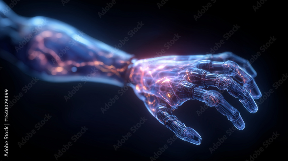 © Kateryna - Prosthetic Arm Movement with Neural Signals in Action