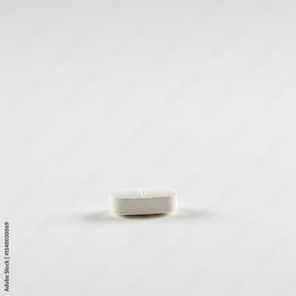 pills on a white pills on a white